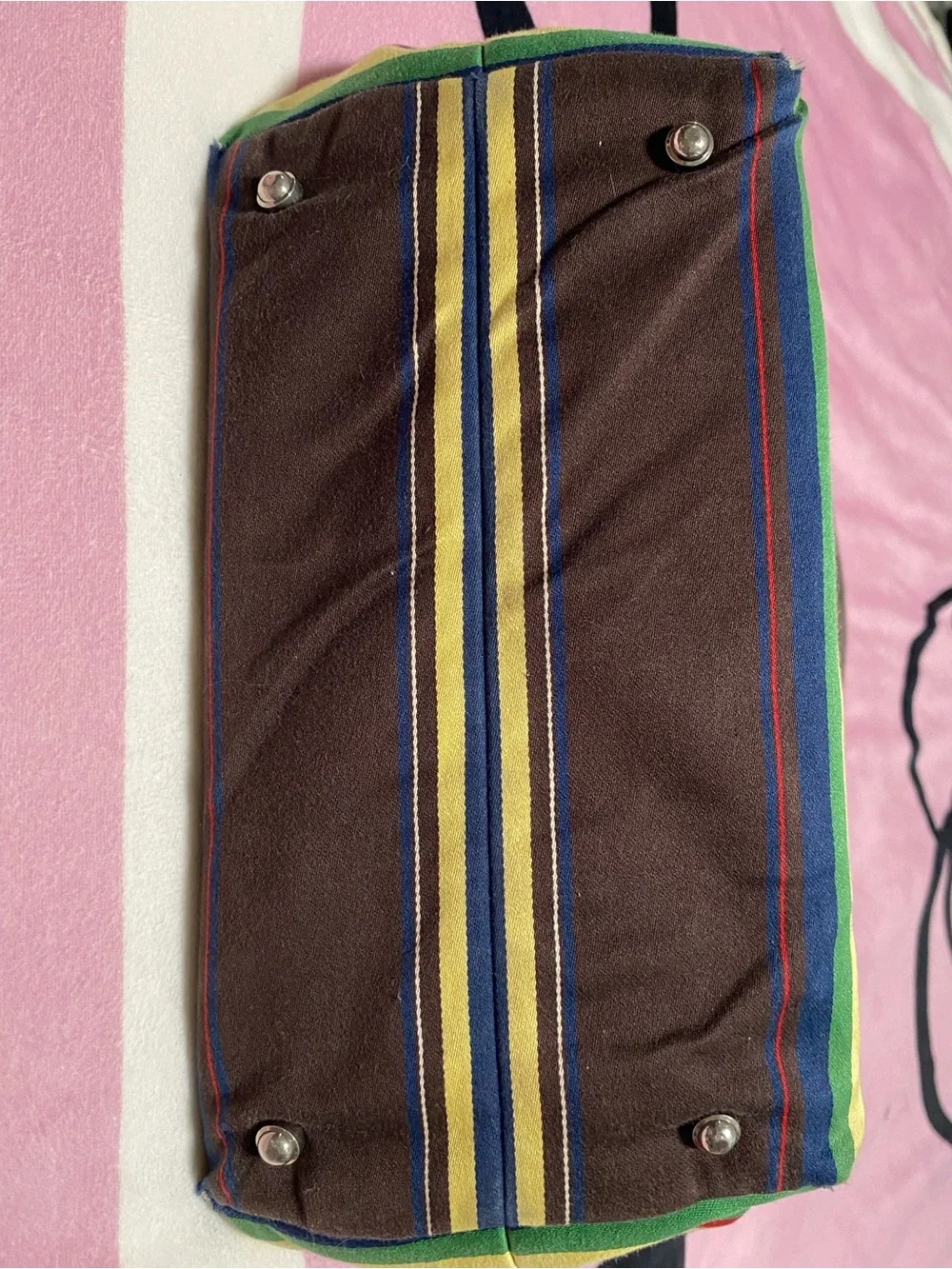 KATE SPADE NEW YORK Multicolored Striped Tote Bag